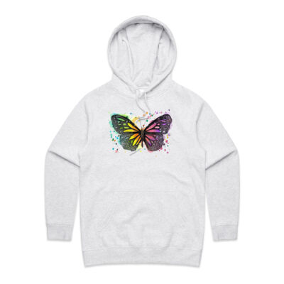 Rainbow Butterfly - Womens Supply Hood Thumbnail