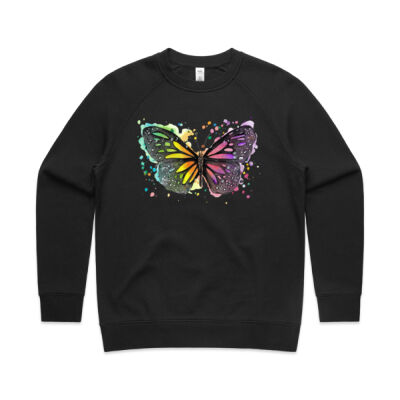 Rainbow Butterfly - Womens Supply Crew Thumbnail