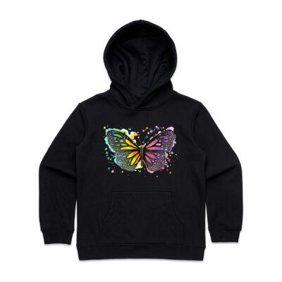Rainbow Butterfly - Kids Supply Hoodie Thumbnail