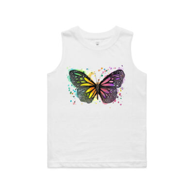 Rainbow Butterfly - Kids Barnard Tank Thumbnail