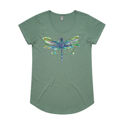 Whimscial Dragonfly - Womens Mali Tee Thumbnail