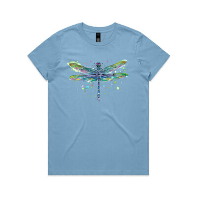 Whimscial Dragonfly - Womens Maple Tee Thumbnail