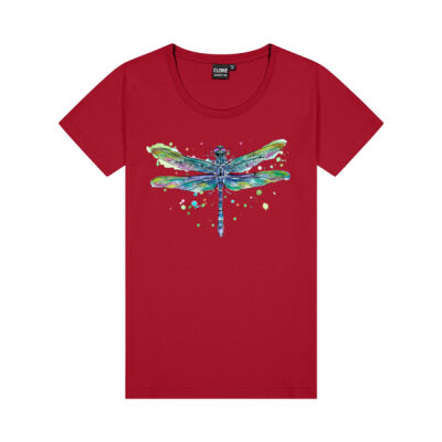 Whimscial Dragonfly - Womens Silhouette Tee Thumbnail