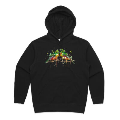 Cheerful Waxeyes - Womens Premium Hood Thumbnail