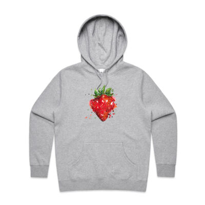 Strawberry Splash - Womens Stencil Hood Thumbnail