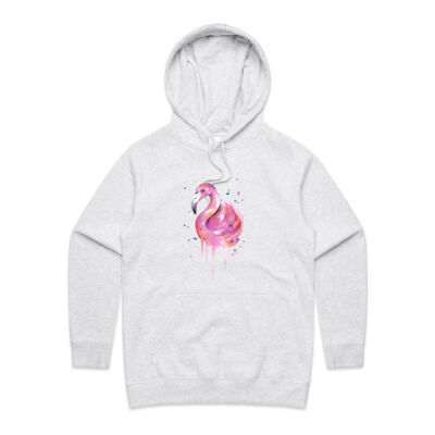 Flamingo Swirl - Womens Supply Hood Thumbnail