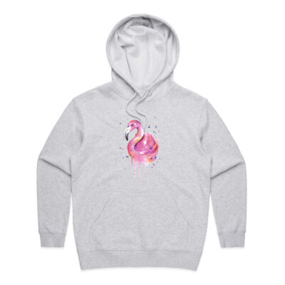 Flamingo Swirl - Womens Premium Hood Thumbnail