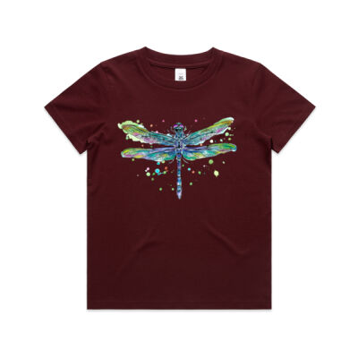 Whimscial Dragonfly - Kids Youth T shirt Thumbnail