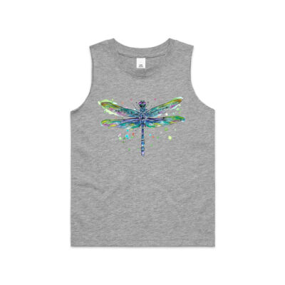 Whimscial Dragonfly - Kids Barnard Tank Thumbnail