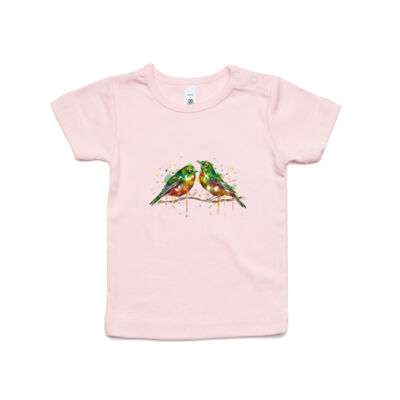Cheerful Waxeyes - Kids Wee Tee Thumbnail
