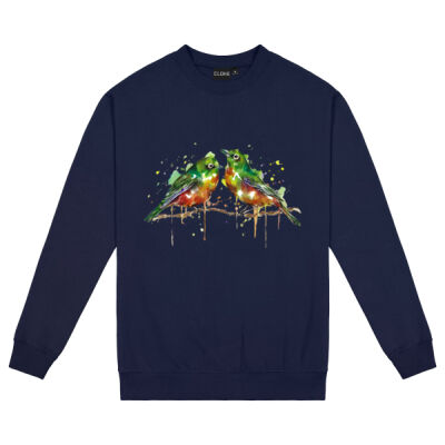 Cheerful Waxeyes - Kids Standard Crew Thumbnail