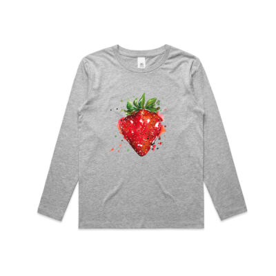 Strawberry Splash - Kids Longsleeve Tee Thumbnail