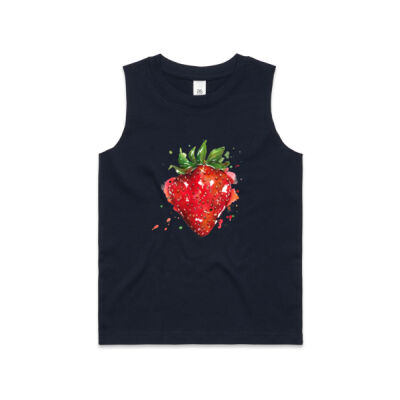 Strawberry Splash - Kids Barnard Tank Thumbnail