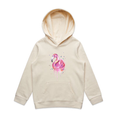Flamingo Swirl - Kids Supply Hoodie Thumbnail