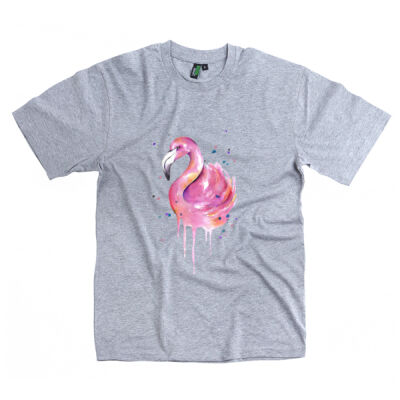 Flamingo Swirl - Kids Unisex Classic Tee Thumbnail