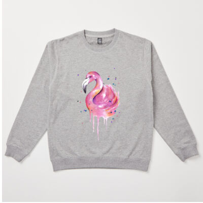 Flamingo Swirl - Kids Fox Sweatshirt Thumbnail