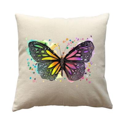 Rainbow Butterfly - Cushion cover Thumbnail