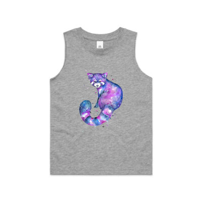 Galaxy Red Panda - Kids Barnard Tank Thumbnail