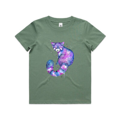 Galaxy Red Panda - Kids Youth T shirt Thumbnail