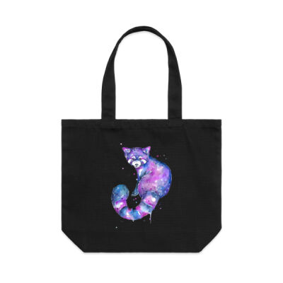 Galaxy Red Panda - Shoulder Tote Thumbnail