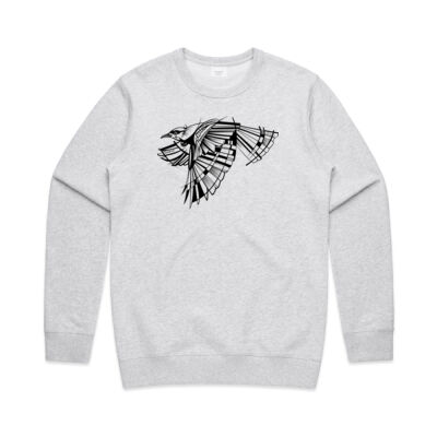 B&W Geometric Tui - Mens Premium Crew Thumbnail