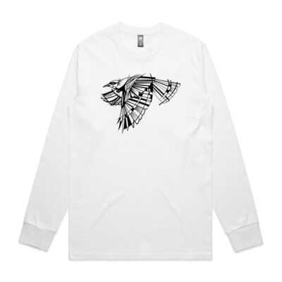 B&W Geometric Tui - Mens Classic Long Sleeved Tee Thumbnail
