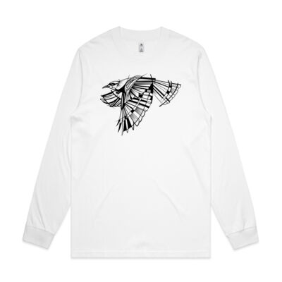 B&W Geometric Tui - Mens General Long Sleeve Tee Thumbnail