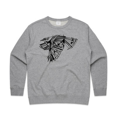 B&W Geometric Tui - Womens Premium Crew Thumbnail