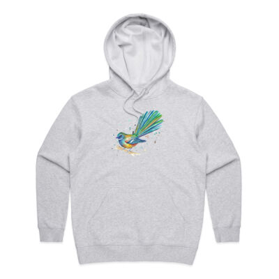 Teal Fantail Splash - Womens Premium Hood Thumbnail