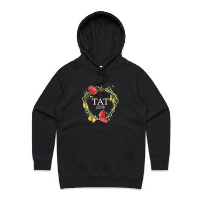 TAT White text - Womens Supply Hood Thumbnail