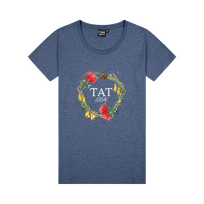 TAT White text - Womens Silhouette Tee Thumbnail