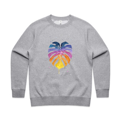 Rainbow Monstera - Womens Supply Crew Thumbnail