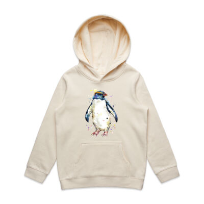 Fiordland Crested Penguin - Kids Supply Hoodie Thumbnail