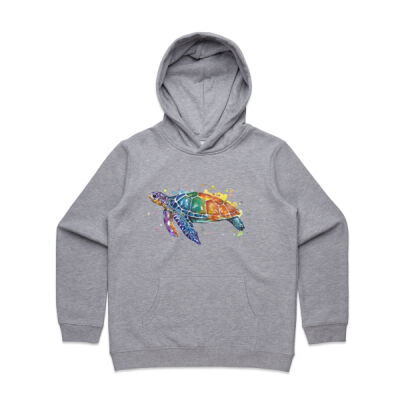 Rainbow Turtle - Kids Supply Hoodie Thumbnail