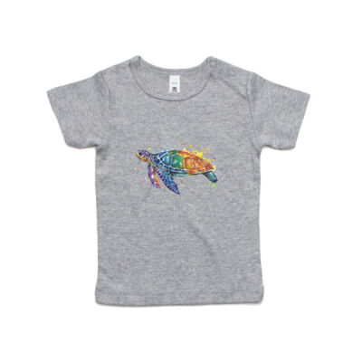 Rainbow Turtle - Kids Wee Tee Thumbnail