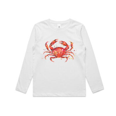 Crab Splash - Kids Longsleeve Tee Thumbnail