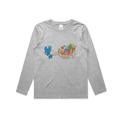 NZ Christmas - Kids Longsleeve Tee Thumbnail