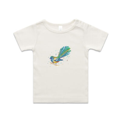 Teal Fantail Splash - Kids Wee Tee Thumbnail
