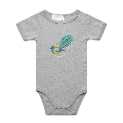Teal Fantail Splash - Mini-Me One-Piece Thumbnail