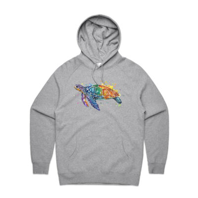 Rainbow Turtle - Mens Supply Hood Thumbnail