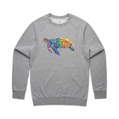 Rainbow Turtle - Mens Supply Crew Thumbnail