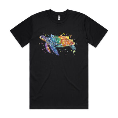 Rainbow Turtle - Mens Classic Tee Thumbnail