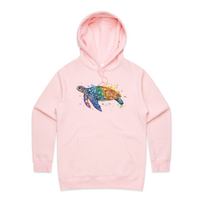 Rainbow Turtle - Womens Supply Hood Thumbnail