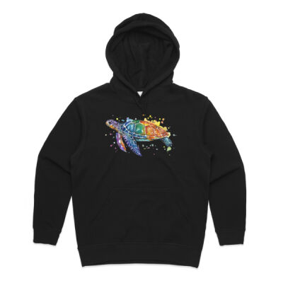 Rainbow Turtle - Womens Premium Hood Thumbnail