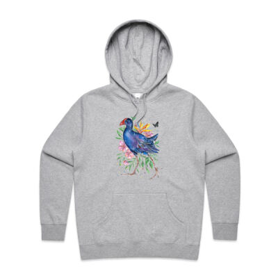 Garden Pukeko - Womens Stencil Hood Thumbnail
