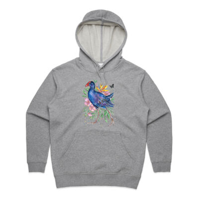 Garden Pukeko - Womens Premium Hood Thumbnail