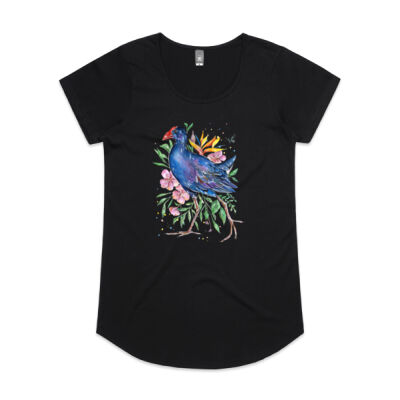 Garden Pukeko - Womens Mali Tee Thumbnail