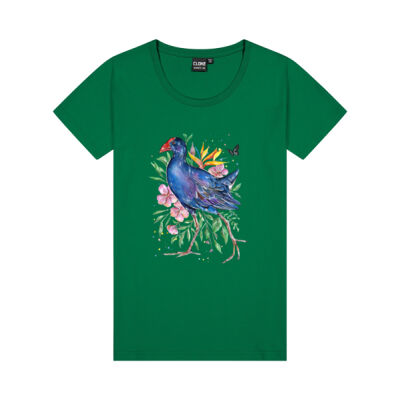 Garden Pukeko - Womens Silhouette Tee Thumbnail