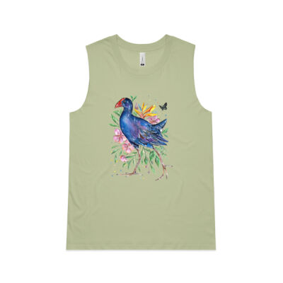 Garden Pukeko - Womens Upside Tank Thumbnail