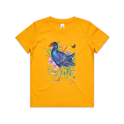 Garden Pukeko - Kids Youth T shirt Thumbnail